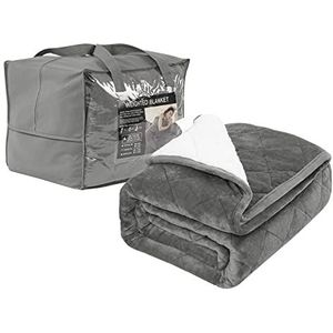 WOLTU - Verzwaringsdeken - Dubbelzijdig - 7 kg - 135 x