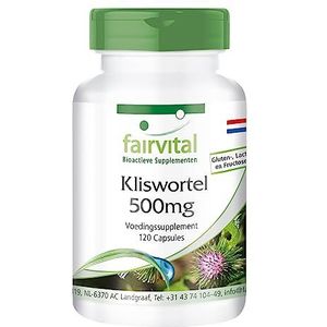 Fairvital | Klimwortel 500 mg - klittenbandwortel + zink - hoge dosis - veganistisch - 120 capsules - Burdock Root