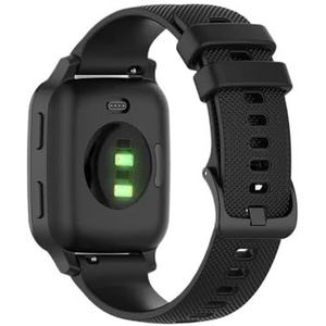 20mm band horlogeband geschikt for Garmin Venu 2 Plus/SQ/move Sport Forerunner 645 Amazfit GTS 3 Siliconen armband Horlogeband Accessoires (Color : Black, Size : 20mm Universal)