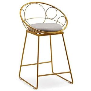 JAVYPPT Barstoelen 45/65/75 cm Moderne Barkruk Stoel Gestoffeerde Voetsteun Kruk Hoge Rug Bar Counter Stoel Pub Bistro Keuken Eetkamerstoel Max. Belasting 200 kg (zwart, Zithoogte: 75 cm)