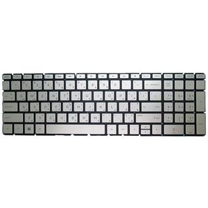 Laptoptoetsenbord voor HP 15-BS000 zilver met achtergrondverlichting zonder frame 2B-BB317I600 Arabia AR