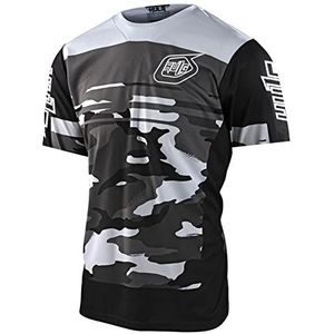 Fietsshirt, voor heren, T-shirt, korte mouwen, jersey, ademend, top, voor mountainbike, stadsfiets, multisport, fitness, stijl 1, M