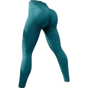 High Waist Yoga Leggings for Women Tummy Control Workout Compression Pants Moisture-Wicking Stretchy Gym Running Activewear Seamless Squat-Proof High-Rise Leggings(Green_L 3PCS)