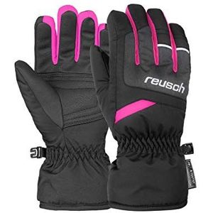 Reusch Kinderen Bennet R-Tex Xt handschoenen, zwart/zwart melange/pink glo, 6.5