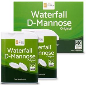 D-Mannose 1000 mg tabletten - Waterfall D-Mannose uit natuurlijke berken - Hoge zuiverheid - Geschikt voor vegetariërs en veganisten. SC Nutra (Sweet Cures SAS)