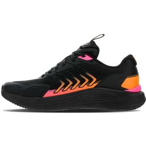 K-Swiss Heren Aero-Active Sneakers, Black/Papaya, 42 EU, Zwarte Papaya, 42 EU