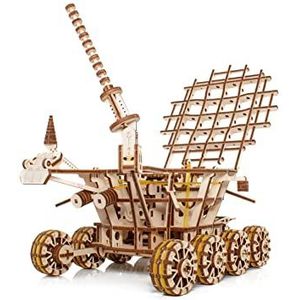 EWA Eco-Wood-Art - LUNOCHOD - Houten mechanisch 3D puzzel - Puzzel voor volwassenen en tieners-Lijmloze zelfassemblage - 424 stukjes