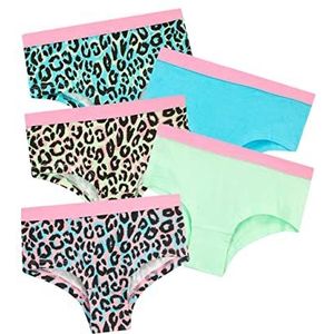 Harry Bear Meisjes Ondergoed Set van 5 Luipaard Veelkleurig 122