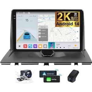Android 14 GPS-Autoradio voor Peugeot Expert 2 G9 2007-2017 9,5 inch Touchscreen met Bluetooth/SWC/FM RDS DAB+ Radio/Carplay Android Auto/DSP Video Stereo Speler + DVR Achtercamera(2K M200S)