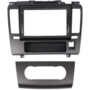 9 Inch Autoradio Fascia Stereo Dashboard Paneel Frame 2 DIN Dvd Gps Mp5 Speler Trimkit Voor N&issan Voor Tiida Voor Latio 2005-2010 Auto Fascia Radio Paneel(AC)