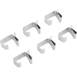 Set van 20 Q-hangers kerstverlichting haken met kruiskopschroef, voor garage Nieuwjaar, feest in de open lucht, gemakkelijk los te maken kabel en sprookjesachtige LED-verlichting