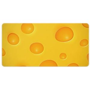 Delicious Cheese Hole Mode Bureau Muismat Antislip Gaming Muismat Accessoires Decor 30x60cm