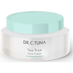 DR.C.TUNA Tea Tree Face Cream | gezichtscrème met etherische tea tree olie, hydraterend, gematteerd, de productie van talg compenseert en de huid gehydrateerd. 50 ml / 1,7/fl.oz