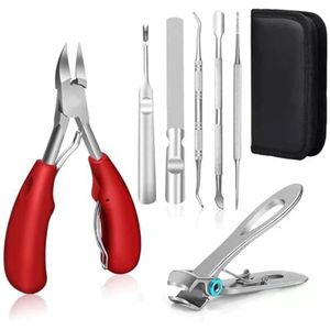 SJHDUNBW Professionele Dikke Ingegroeide Teen Nail Clippers Voeten Teennagel Clippers Set Pedicure Nail Gereedschap Voor Mannen Senioren