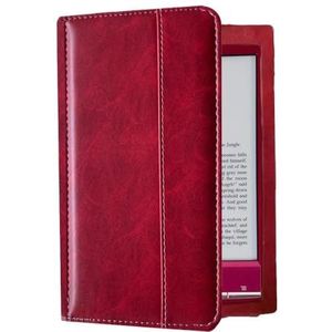 Hoes - Premium Smart PU-lederen Hoes - Voor Sony PRS-T2 - 6 inch - Rood