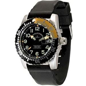 Zeno Watch Basel herenhorloge analoog automatisch met siliconen armband 6349-12-a1-9