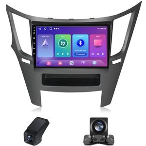 Android 13 Auto Radio geldt voor Subaru Outback 4 BR Legacy 5 2009-2014 met Bluetooth Navi 9 inch Touchscreen Auto Radio met FM/RDS DSP WiFi/AM Stuurwielbediening Achteruitrijcamera(NF-1)