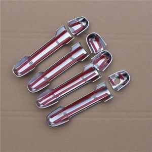 Auto-onderdeel Voor Hyundai I20 2008-2013 Chromen Autodeurgreephoes Buitendeurgreepbekleding Decoratief(Carbon 2 keyholes)