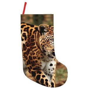stujvc Luipaarden Patroon Extra Grote 18 inch Kerst Kousen, Perfecte Kous Stuffers Voor Volwassenen Kerstboom Opknoping
