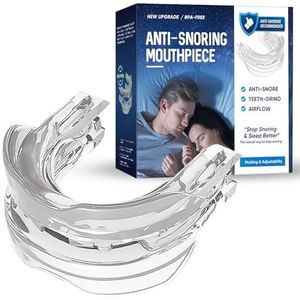 Anti-snurkmondstuk, effectieve mondbescherming tegen snurken, nachtspalken voor mannen en vrouwen ter voorkoming van tandenknarsen en snurken, veiligheidsmateriaal