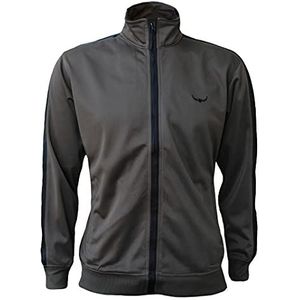 ROCK-IT Apparel I Trainingsjack voor heren I stijlvol en kwalitatief retro stijl trainingsjack I track top I S-3XL I Olive Groen XXL