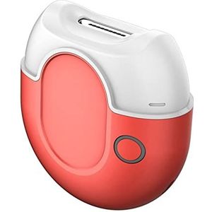 LiLiTok Elektrische nagelknipper, automatische nagelschaar met nagelchips, opbergdoos, manicure, elektrisch nagelverzorgingsgereedschap voor volwassenen en baby's, rood