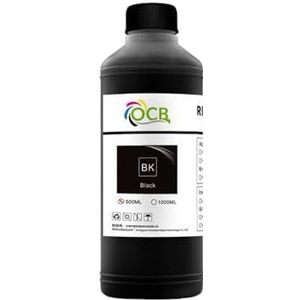 500 ml kleurstofinkt compatibel met verschillende modellen, waaronder 100 500 510 800 5500 T610 T770 T790 T1100 T1120 T1200 T1300 T2300 Z2100 Z3100 Z32000 Z520 0 Z6100 Printers(Foto Zwart)