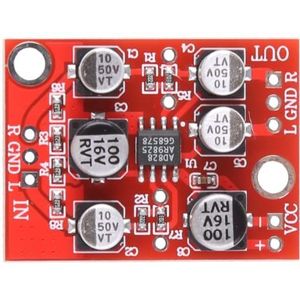 Fasizi DC 5 V-15 V 6 V 12 AD828 OP Amp Voorversterker Board Stereo Audio Voorversterker Module