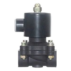 Solenoïdeklep, 1/2 ""Plastic Gemotoriseerde Magneetventiel DN15 Normaal Gesloten AC220 DC24V DC12V for Water Olie Lucht(2W DC12V)