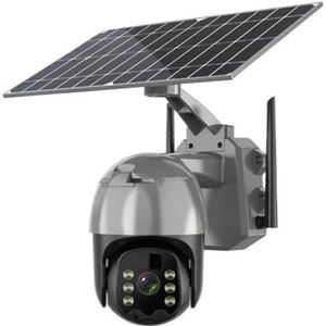 Beveiligingscamera Draadloos Buiten HD 4G PTZ Outdoor Solar IP Camera 360 CCTV Nachtzicht Tweeweg Zonnepaneel Outdoor Monitoring Zonne-energie IP Camera voor thuisbeveiliging nachtzicht (Color : Wifi
