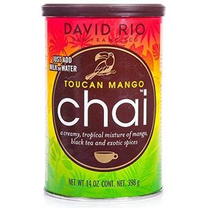 David Rio Toucan Mango Chai Tea kruidentheemengsel, 2 x 398 g