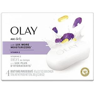 Olay Age Defying Beauty Bar Soap, 4 ct