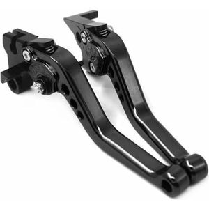 Motorfiets remhendels Geschikt voor Honda CNC verstelbare motorfiets remkoppelingshendels in 13 kleuren voor CBR600 F2/F3/F4i/CBR900RR/VTX1300/Hornet NC700 S/X Remgreep Hevels(NO LOGO Black)