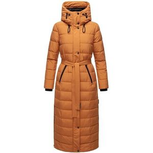 Navahoo dames winterjas warme gewatteerde jas lang met afneembare imitatie bontkraag The Part XIV XS-XXL, L