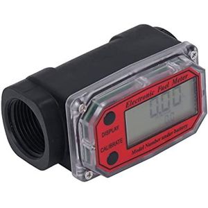 Turbinestroommeter Digitale Brandstofmeter Debietmeter Meter 2.3 3.3V 1.3In Toepasselijke Pijpmeetmeter Wind voor Turbinefluorometers (rood)