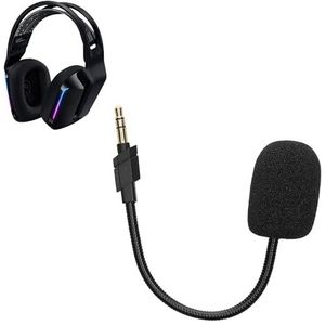 kwmobile microfoon voor gaming headset - Compatibel met Logitech G733-10 cm - In zwart