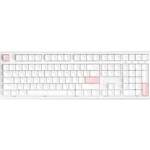 QPSJXN RGB hot-swappable mechanisch toetsenbord, enkel drie modi, PBT-toetsenbordtoets in 87 en 108 verschillende systemen (GP108 single-mode)
