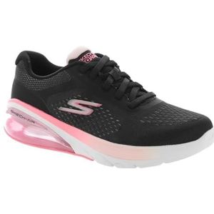 Skechers Go Walk Air 3.0 Sneakers voor dames, Zwart Roze, 37.5 EU
