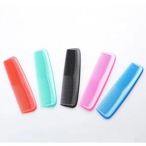 3 Stks/partij Anti-statische Haarkammen Mini Dubbelzijdige Haarborstel Pro Baard Kam Kapper Haar Kam Haar Styling Gereedschap Salon Accessoires (Maat: 3 stks Willekeurige Kleur)