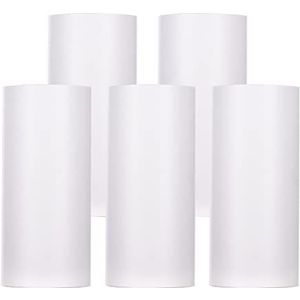 WMMNHY 10 rollen thermisch papier wit kleverig papier BPA Gratis 57x30mm for PERIPAGE Pagan Poooli Phomemo Pocket Thermal Printer