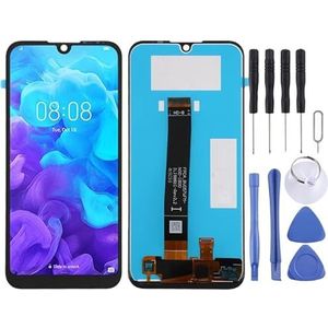 Vervanging van mobiele telefoons OEM LCD -scherm voor Huawei Y5 met digitizer volledige montage (2019) (zwart) telefoon accessoires