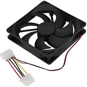 2 Stks/Pak 12 V 120mm Hoge Luchtstroom Geluidsarm PC Computer Case Koelventilator(Grote 4-pins interface)