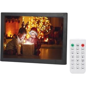 17 inch digitale fotolijst, 1440 * 900 HD slanke multifunctionele digitale fotolijst, ondersteuning voor MPEG, MP4, AVI, RMVB, 1080P HD, klokspeler, zelfgemaakte lijst, beste (EU