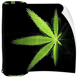 Potlood Case Marihuana Plant Pouch Bag Pen Rits Tas voor Kantoorartikelen Reizen School Student Supplies