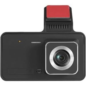 Dashcam Dashcam Front- En Achteruitrijcamera Videorecorder Dubbele Lens Auto DVR Fietsopname Nacht G-sensor 1080P Dashcam 4 Inch Autocamera(No rear camera 64G TF card)