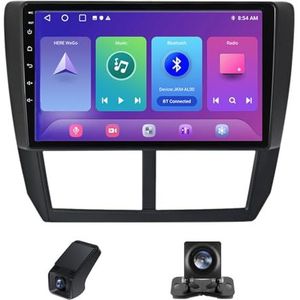 Android 13 Auto Radio geldt voor Subaru Forester 3 2007-2013 met Bluetooth Navi 9 inch Touchscreen Auto Radio met FM/RDS DSP 4GLTE 5GWiFi/AM Stuurwielbediening Achteruitrijcamera(NF-1)