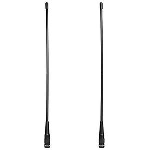Retevis RHD771 Walkie Talkie Antenne SMA-M Dual Band UHF / VHF Antenne Compatibel met Walkie Talkie Retevis RT1 RT3S RT81 RT82 RT83 Baofeng UV-3R TYT MD-380 MD-280 Woxun KG-UV9D KG-UV6D (2 Stuks)