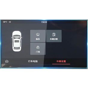 Displaybeschermfolie Voor C3L 2020 9"" Auto Dashboard Gehard Glas Beschermfolie Navigatie Schermbeschermer