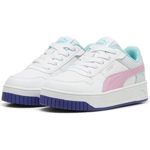 PUMA Meisjes Carina Street Ps Sneakers, Puma White Mauved Out Mint, 32 EU