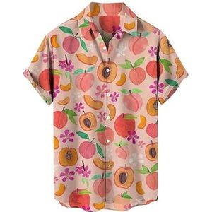 T Shirts Men Men'S Fruit Shirt Spring Summer Casual Hawaiian Blouse Short Sleeves Oversized Tops Shirts-Ncc04A2024141Zu-M